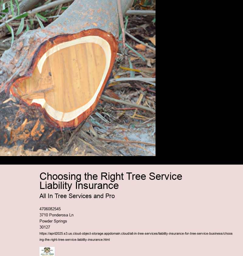 Choosing the Right Tree Service Liability Insurance
