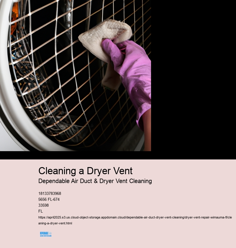 Cleaning a Dryer Vent